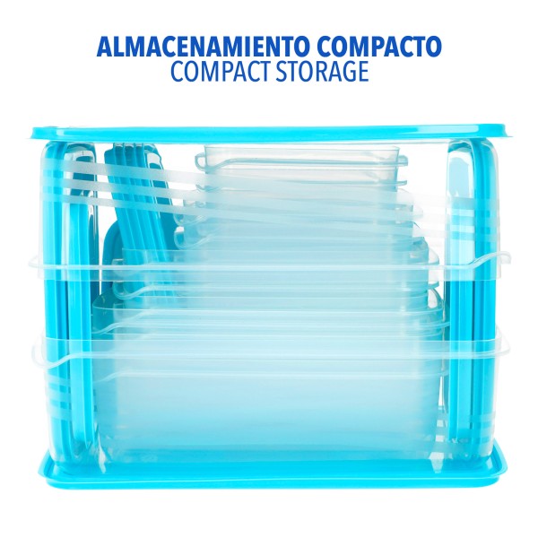 Max Home Pack 17 recipientes de plástico | Distria