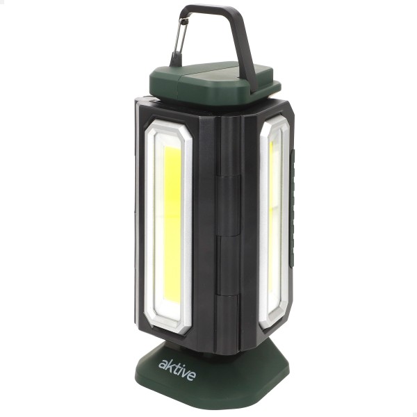 Projetor triplo LED para exterior USB e powerbank 1500 lumens | Distria