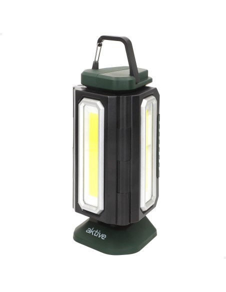Projetor triplo LED para exterior USB e powerbank 1500 lumens | Distria