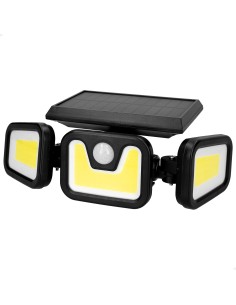 Luz de parede com sensor de movimento LED solar 350 lúmens | Distria