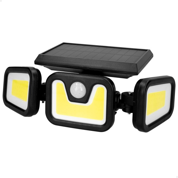 Luz de parede com sensor de movimento LED solar 350 lúmens | Distria