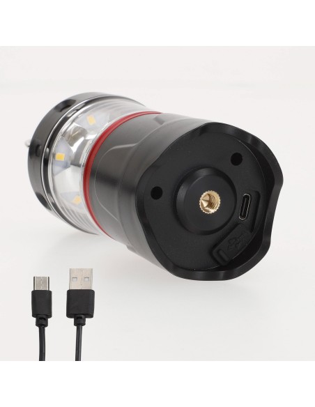 Lanterna USB para tripé LED e powerbank 220 lúmens | Distria