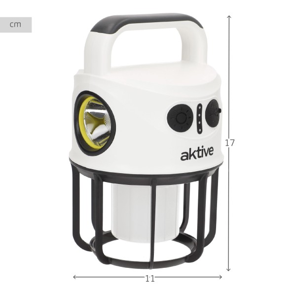 Aktive Lanterna de campismo multifunções USB 330 lúmens | Distria