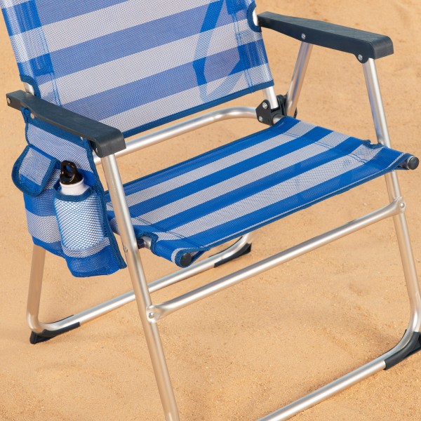 Cadeira de praia dobrável listrada - Cadeira de praia | Distria