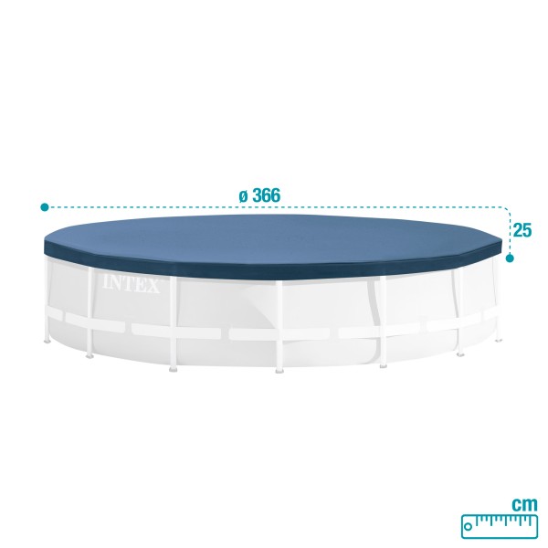 Cobertura para piscina metálica 366cm | Loja Oficial Intex
