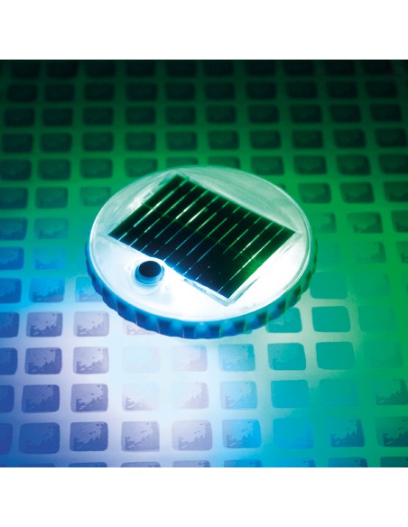 Luz LED flutuante carregamento solar para piscinas | IDistria