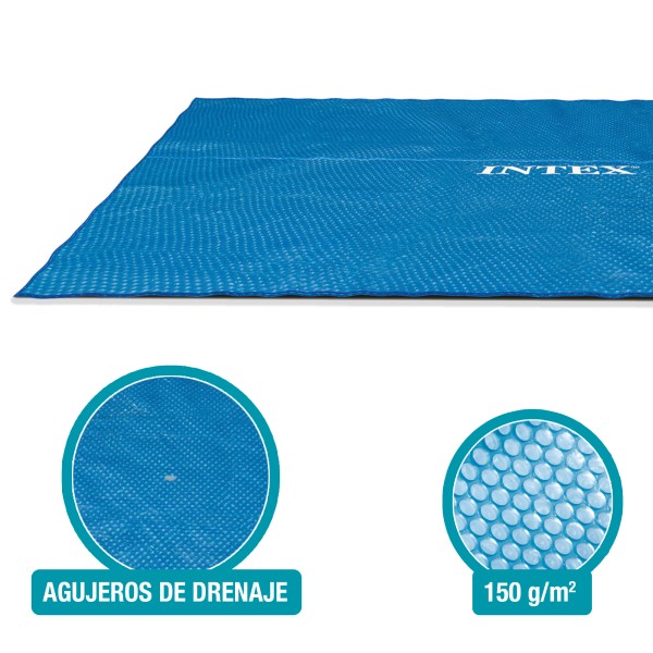 Cobertura solar para piscina INTEX 549 x 274 cm | Distria