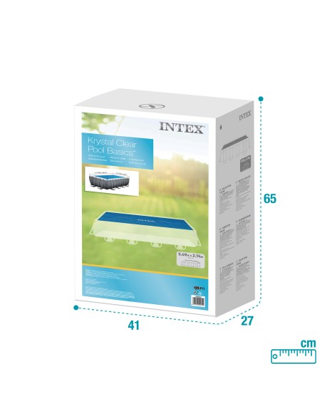 Cobertura solar para piscina INTEX 549 x 274 cm | Distria
