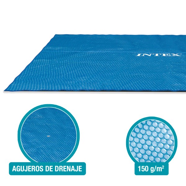 Cobertura de piscina solar INTEX 732 x 366 cm | Distria