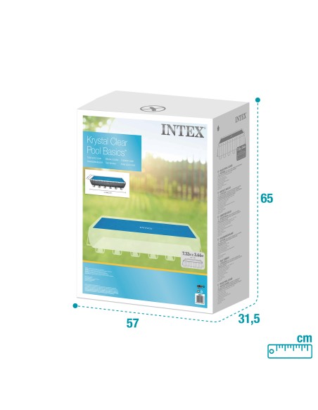 Cobertura de piscina solar INTEX 732 x 366 cm | Distria