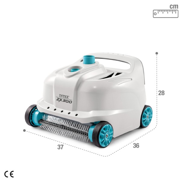 Limpador automático de piscinas INTEX piso e paredes | Distria