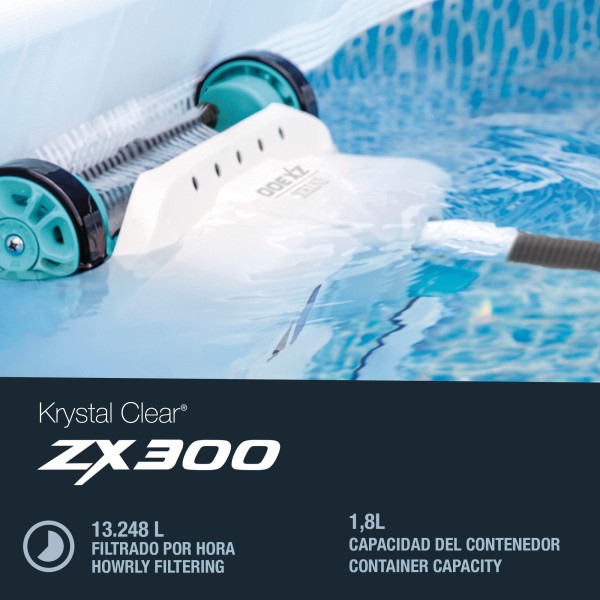 Limpador automático de piscinas INTEX piso e paredes | Distria