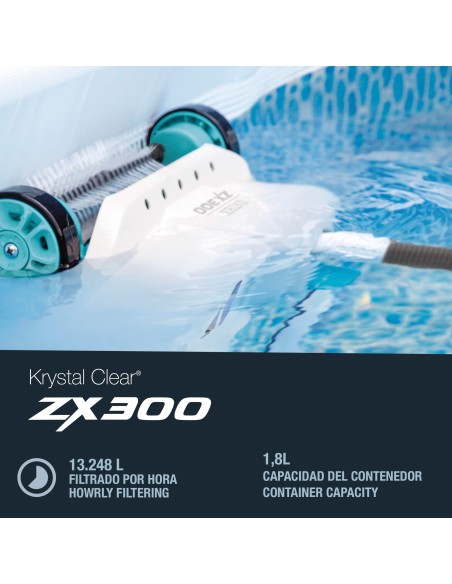Limpador automático de piscinas INTEX piso e paredes | Distria