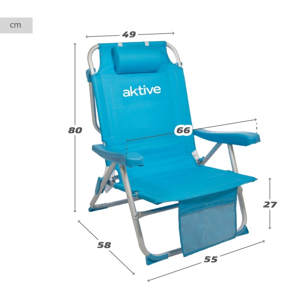 Cadeira dobrável para transporte estilo mochila | Distria