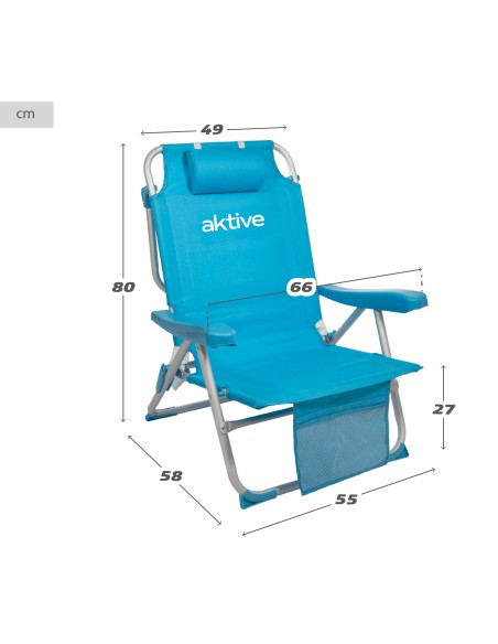 Cadeira dobrável para transporte estilo mochila | Distria