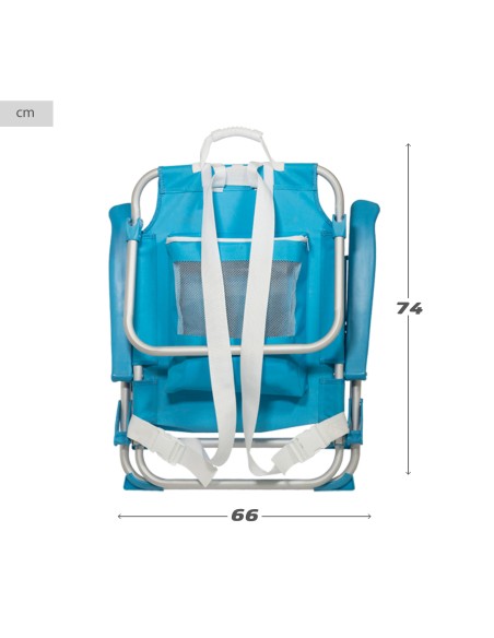 Cadeira dobrável para transporte estilo mochila | Distria