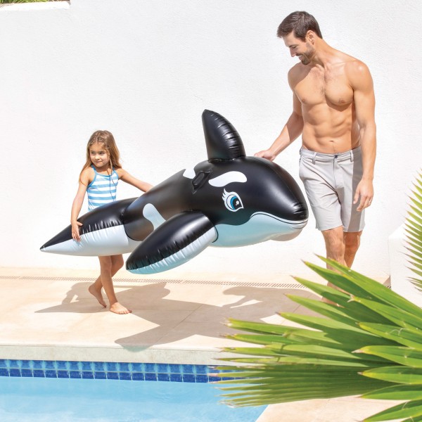 Colchão insuflável Intex com forma de baleia | Encontre o colchão ideal para este verão na Distria