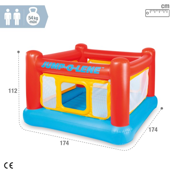 Trampolim insuflável para crianças INTEX | Centros de jogo