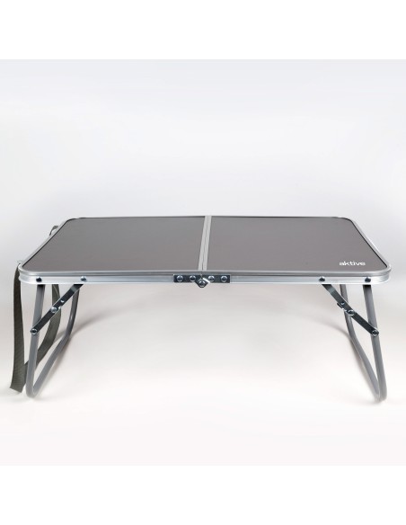 Mesa de campismo plegable antracite Aktive | Distria