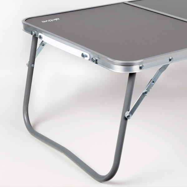 Mesa de campismo plegable antracite Aktive | Distria