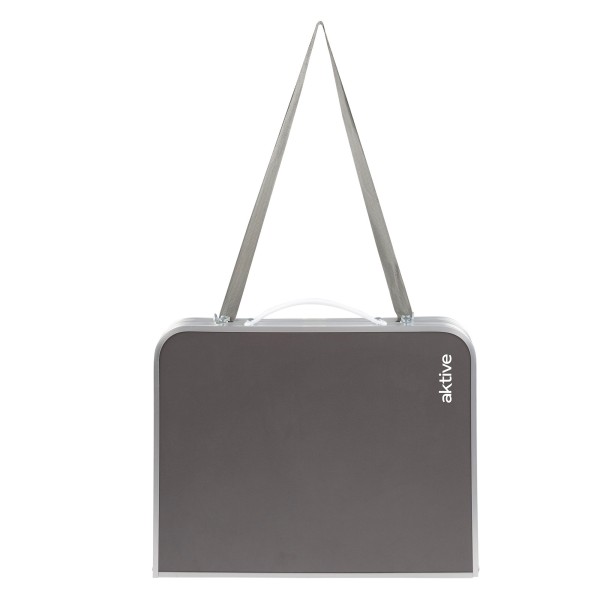 Mesa de campismo plegable antracite Aktive | Distria