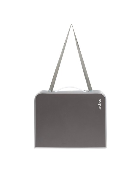 Mesa de campismo plegable antracite Aktive | Distria