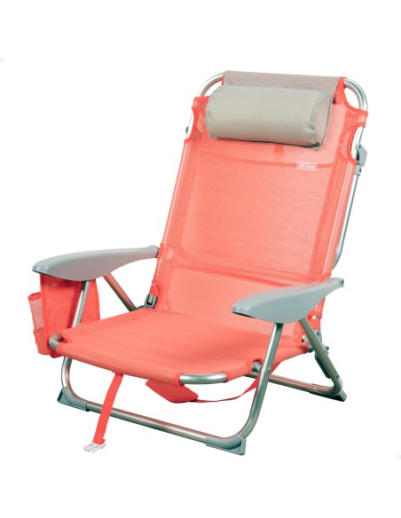 Cadeira dobrável coral multiposições - Cadeiras de praia | Distria