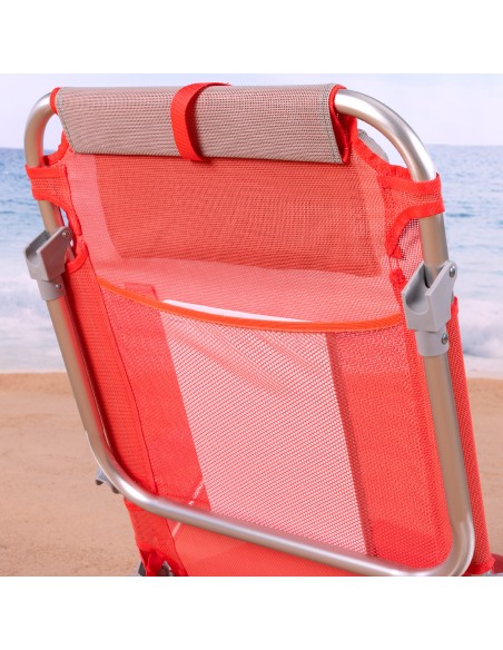Cadeira dobrável coral multiposições - Cadeiras de praia | Distria