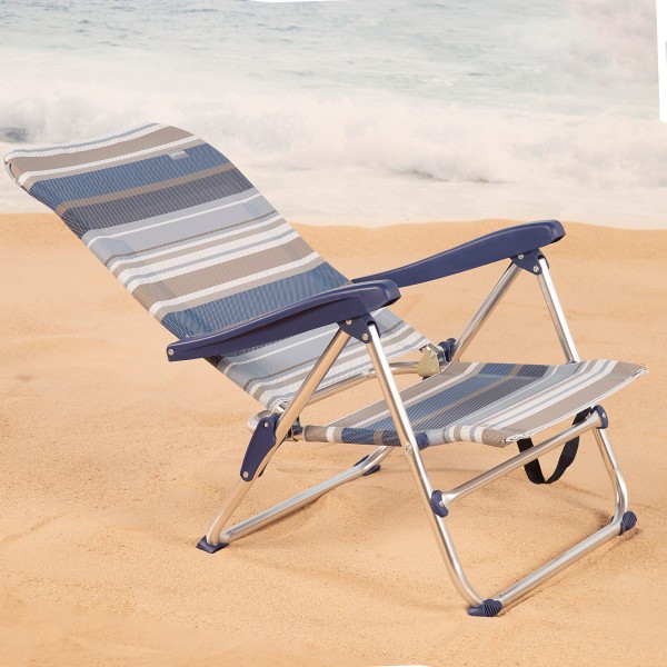 Cadeira de praia dobrável multiposições | Distria