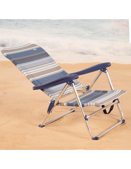 Cadeira de praia dobrável multiposições | Distria
