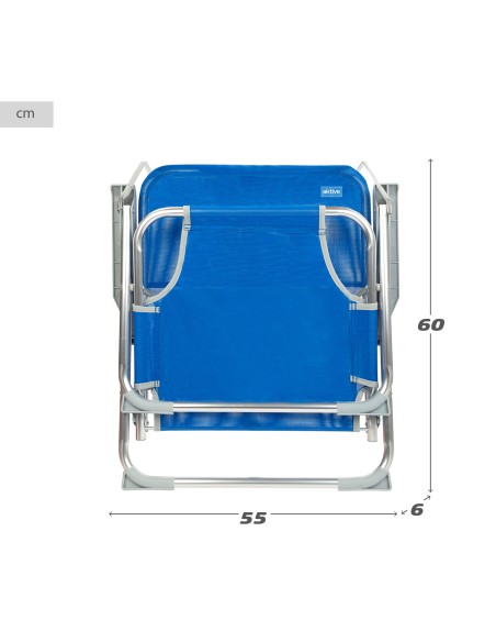 Comprar cadeira praia fixa dobrável | Distria