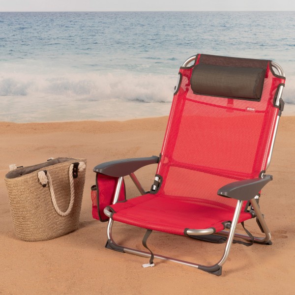 Cadeira de praia reclinável dobrável Aktive | Distria