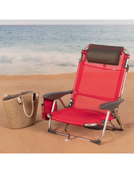 Cadeira de praia reclinável dobrável Aktive | Distria