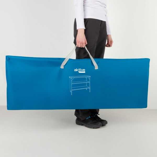 Armário de campismo dobrável 110x38x88 cm | Distria