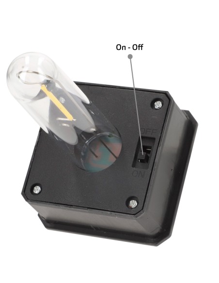 Conjunto de 4 balizas LED solares de 6 lúmens com sensor de luz | Distria