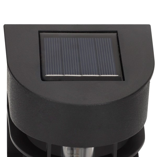 Conjunto de 2 apliques solares LED de 6 lúmens com sensor de luz | Distria