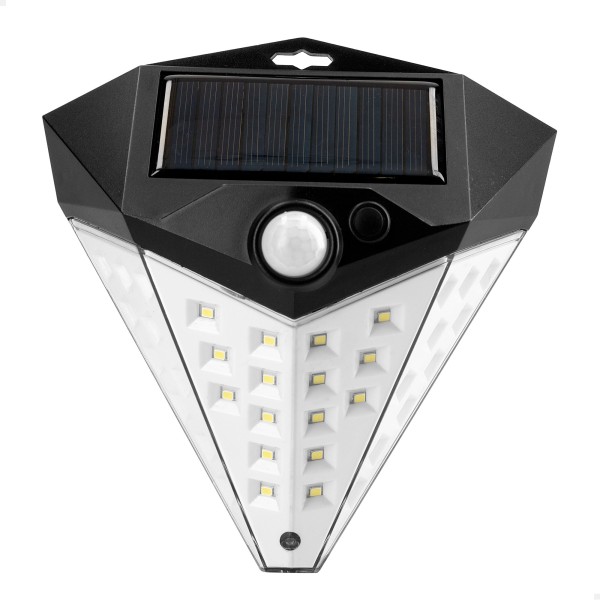 Luminária de parede 8 LEDs, 80 lúmens e sensor de movimento | Distria