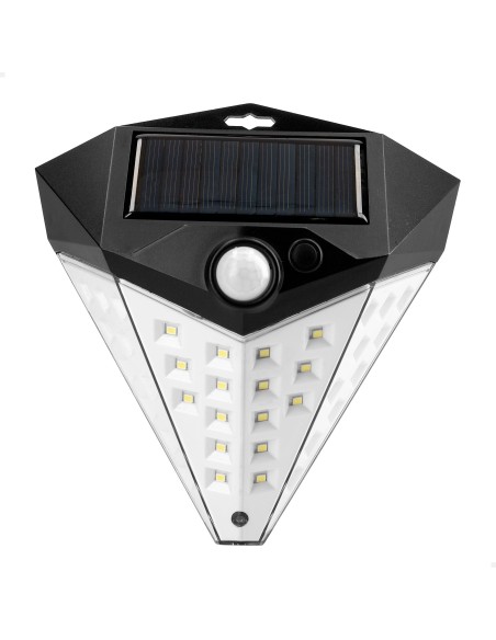 Luminária de parede 8 LEDs, 80 lúmens e sensor de movimento | Distria