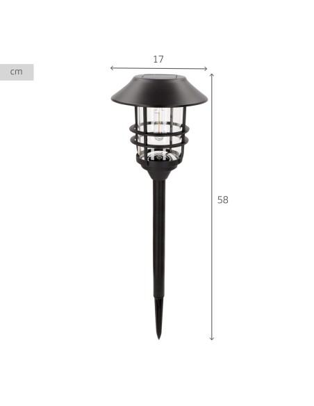 Conjunto de 2 balizas LED solares Aktive luz quente 6 lm | Distria