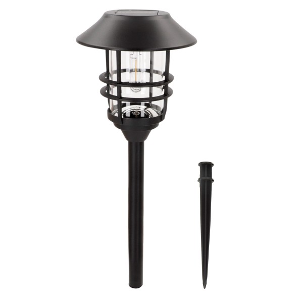 Conjunto de 2 balizas LED solares Aktive luz quente 6 lm | Distria