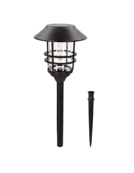 Conjunto de 2 balizas LED solares Aktive luz quente 6 lm | Distria