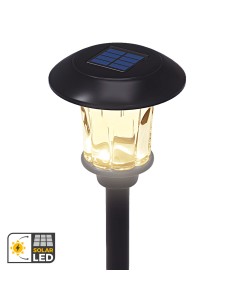 Conjunto de 2 balizas solares LED 6 lumens com estaca | Distria 2
