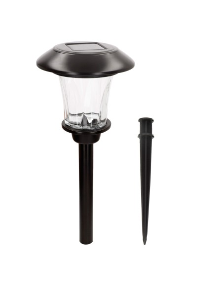 Conjunto de 2 balizas solares LED 6 lumens com estaca | Distria