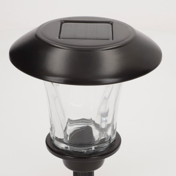 Conjunto de 2 balizas solares LED 6 lumens com estaca | Distria