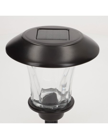 Conjunto de 2 balizas solares LED 6 lumens com estaca | Distria