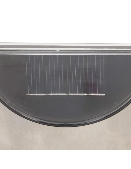 Conjunto de 4 candeeiros de parede LED solares 5-10 lúmens em aço inoxidável | Distria
