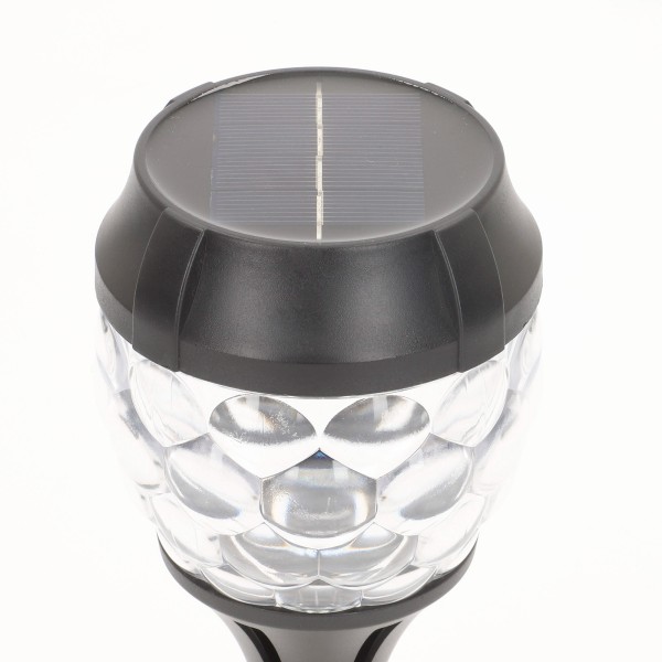 Conjunto de 2 balizas solares LED 5-10 lúmens com projeção | Distria