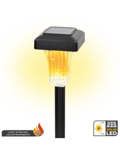 Conjunto de 4 balizas solares LED 5-10 lúmens com projeção | Distria 2
