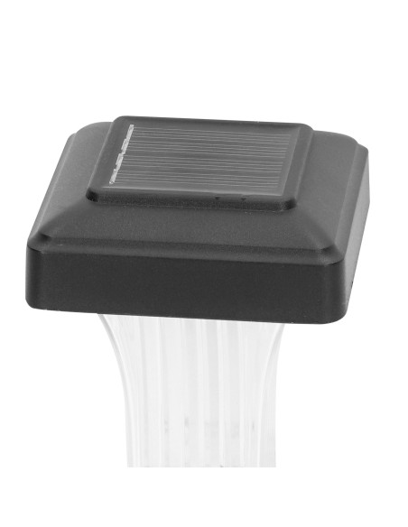Conjunto de 4 balizas solares LED 5-10 lúmens com projeção | Distria