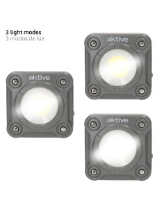 Spot LED portátil 3 posições c/USB Aktive | Distria 2